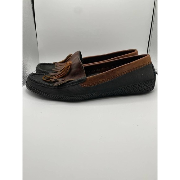 COLE HAAN Men\'s Loafers Dress Shoes Leather Brown Black Size 12 main image 5